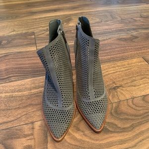 Size 7.5 grey booties